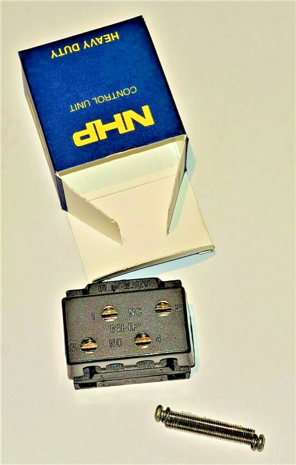 NHP SINGLE POLE CONTACT BLOCK NPA HEAVY DUTY CONTROL UNIT
