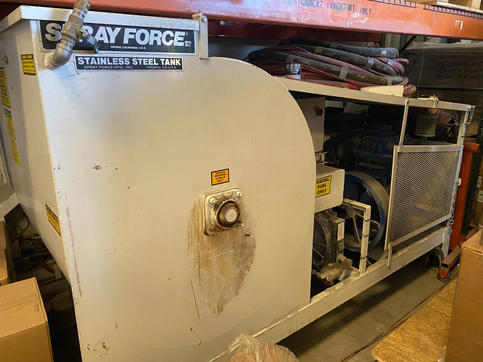Drywall Spraying Rig, Spray Force Hurricane 350-XR1