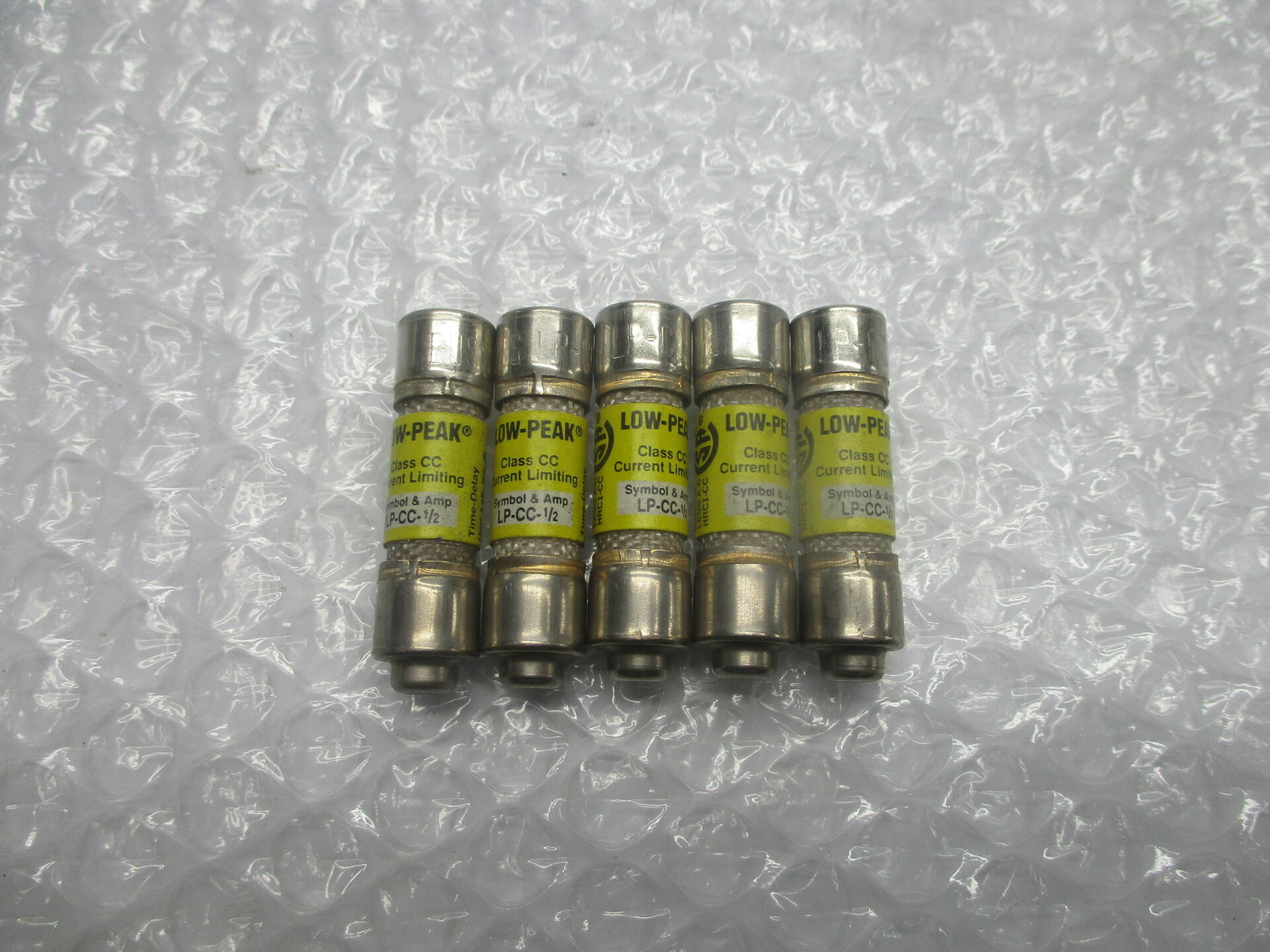 BUSSMANN LP-CC-1/2 FUSE LOT OF 5 NSNP