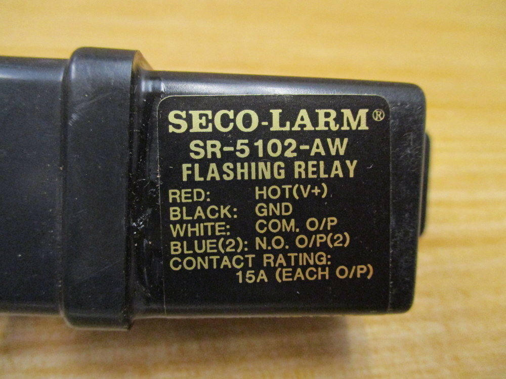 Seco-Larm SR-5102-AW Flashing Relay SR5102AW