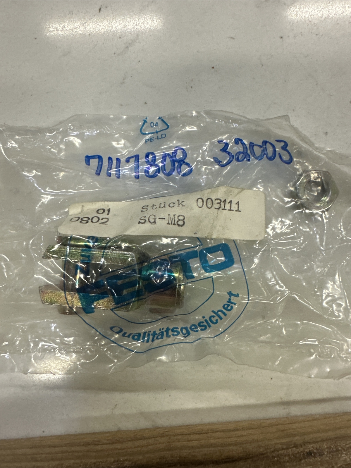 FESTO SG-M8 3111 New Old Stock LRG QTY