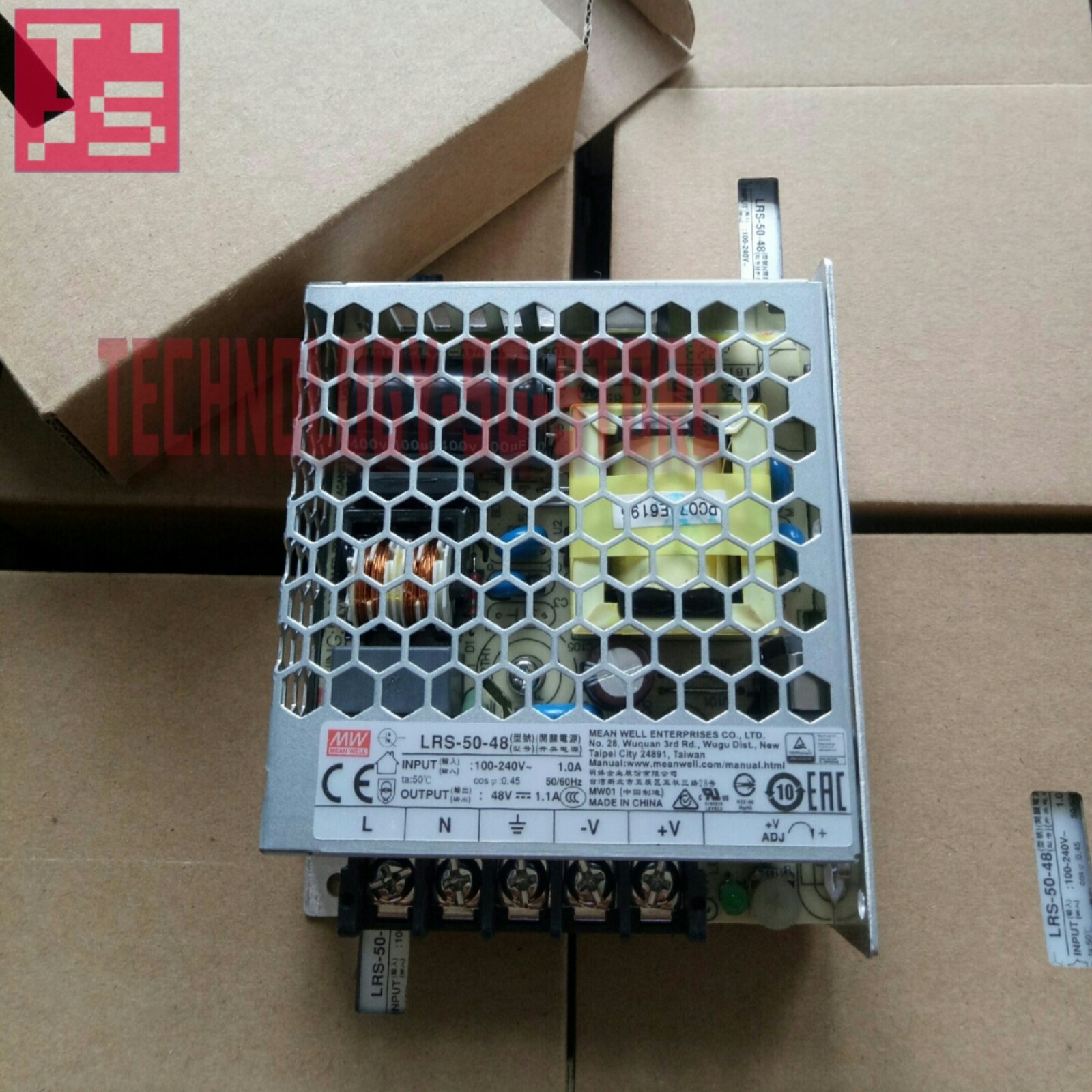 Mean Well LRS-50-48 | 48V 1.1A Switch Power Supply # 1pcs New In Box