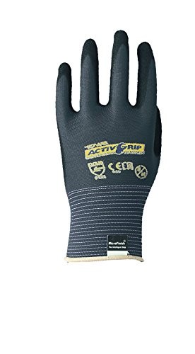 Towa Active Grip Advance Nitrile Coated/Backless Gloves 3-Pair Set 9/L No.533