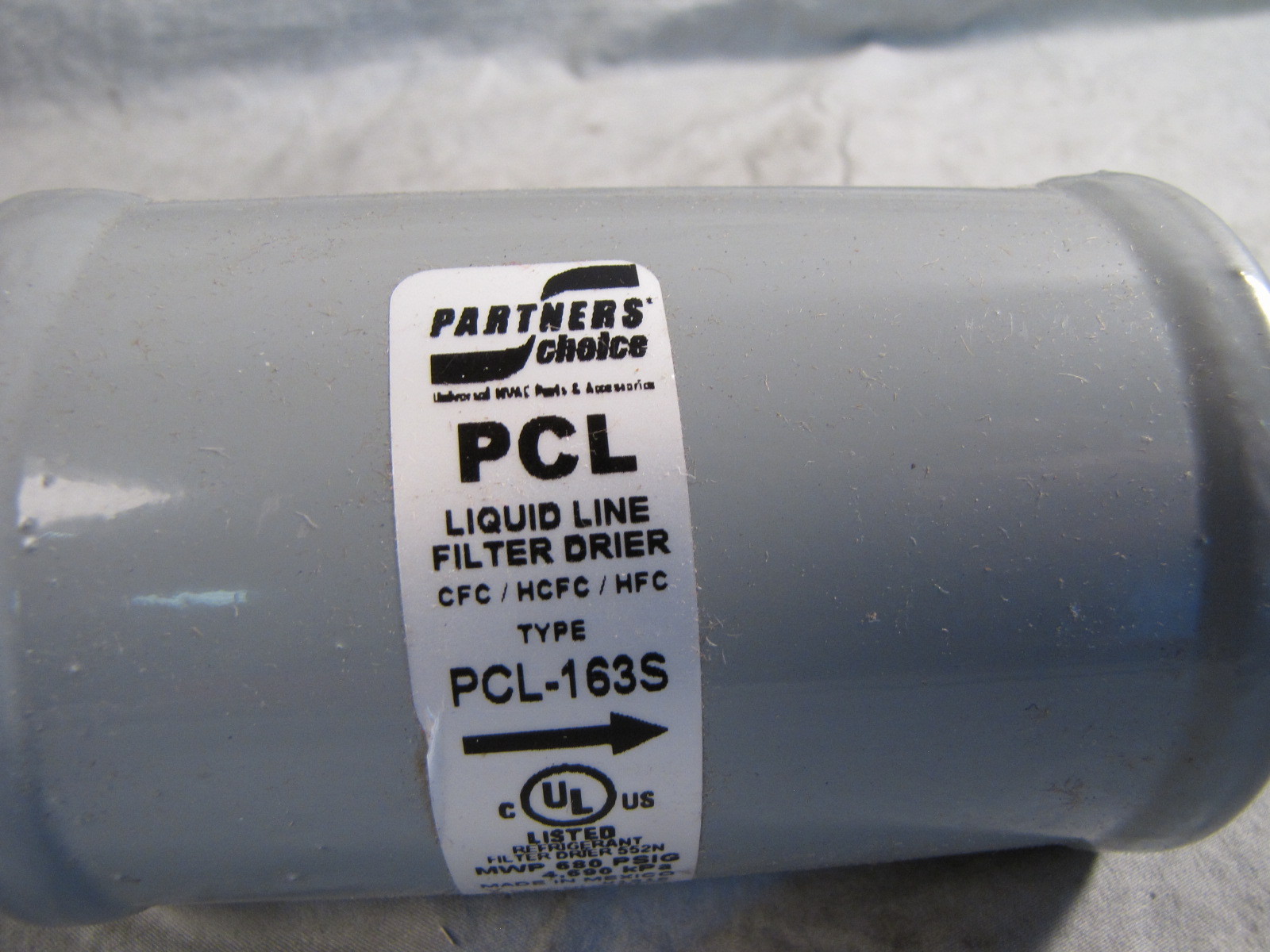 Partners Liquid Line Filter Drier 3/8″ ODF PCL-163S / 01-1308 NEW