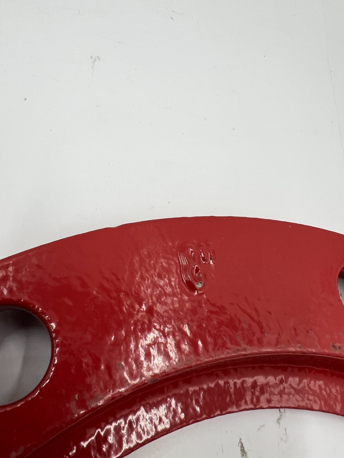 AGRU A536 8″ Ductile Iron Back Up Ring IPS SDR11, 220910, Red Heavy Duty