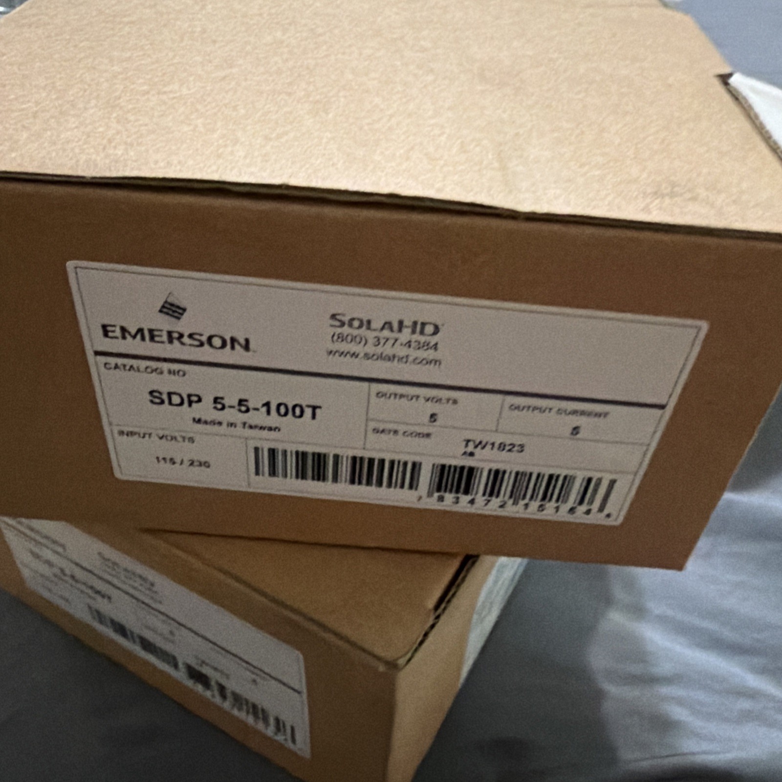 NEW SOLA SDP 5-5-100T POWER SUPPLY 115/230VAC 0.6/0.4A 50/60HZ