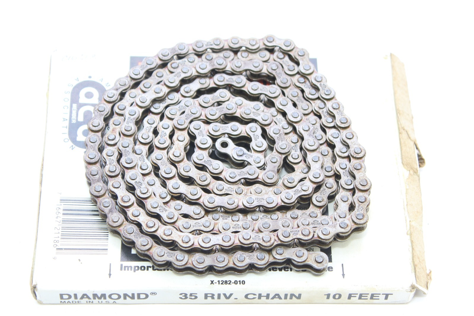 USED DIAMOND 35 RIV CHAIN 6’ (PARTIAL BOX) FAST SHIPPING!!! (F243)