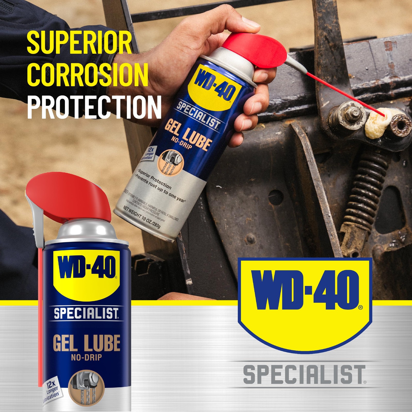 WD-40 Specialist Penetrant for Metal, Rubber and Plastic Threads, Locks and Nuts