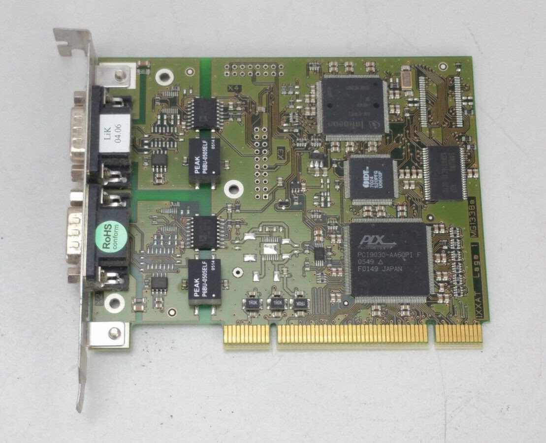 IXXAT iPC-I XC16/PCI V1.2 Intelligent PC CAN Interface Computer PCI Board