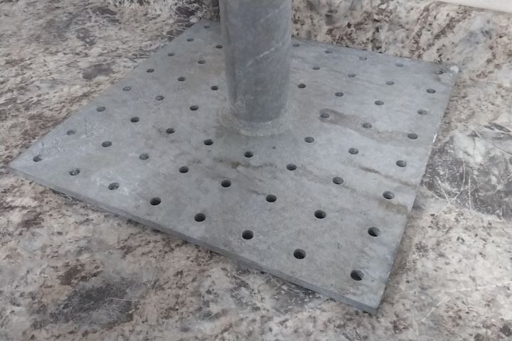 Guardian 00657-W 16 In L 16 In W 18 In Depth Roof Anchor