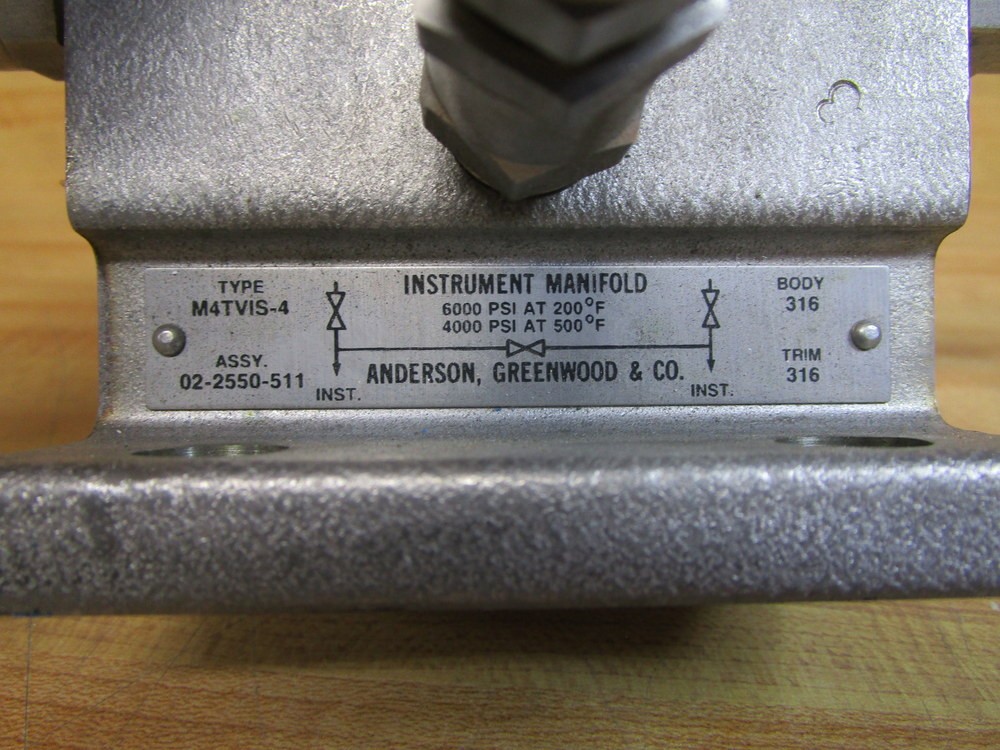 Anderson Greenwood M4TVIS-4 Flow Control