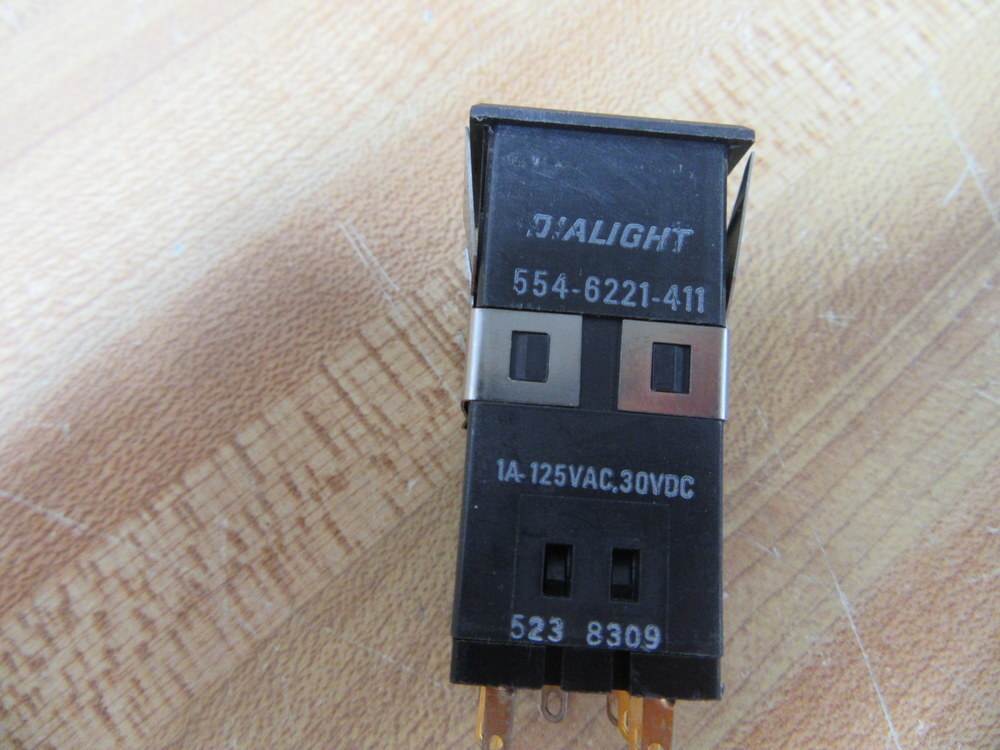 Dialight 554-6221-411 Pushbutton Switch 5546221411 W/O Lens