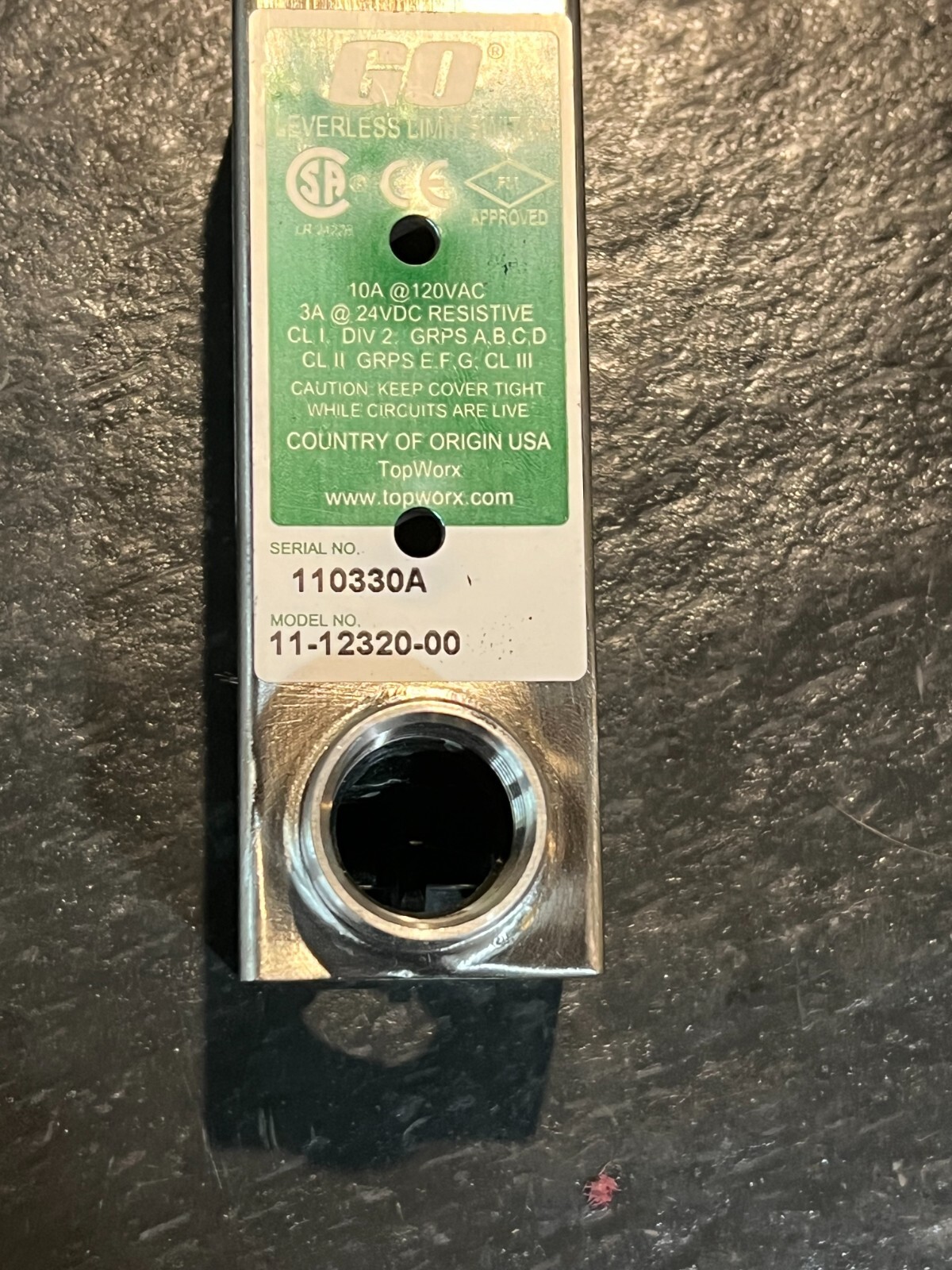 go 11-12320-00 nos no packaging or accessories