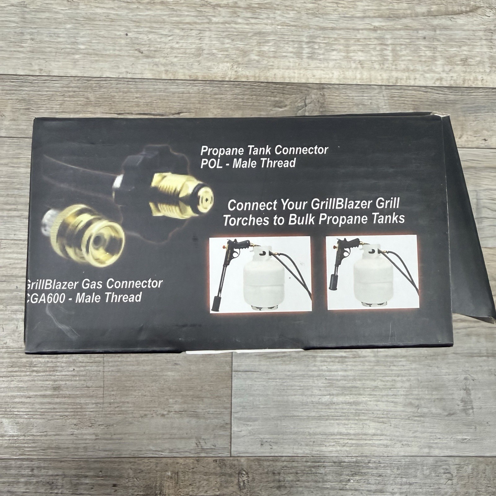 GRILLBLAZER 8ft Propane Hose and Adapter for 20lb Propane Tank Fits GrillGun