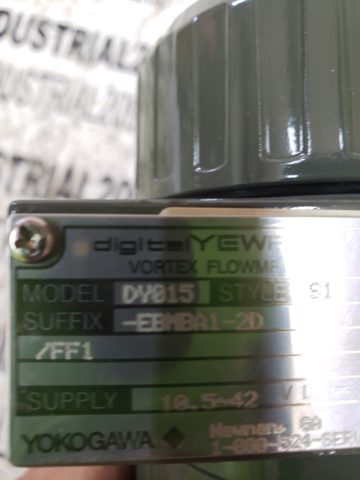 YOKOGAWA DY015 DIGITAL YEWFLO FLOWMETER