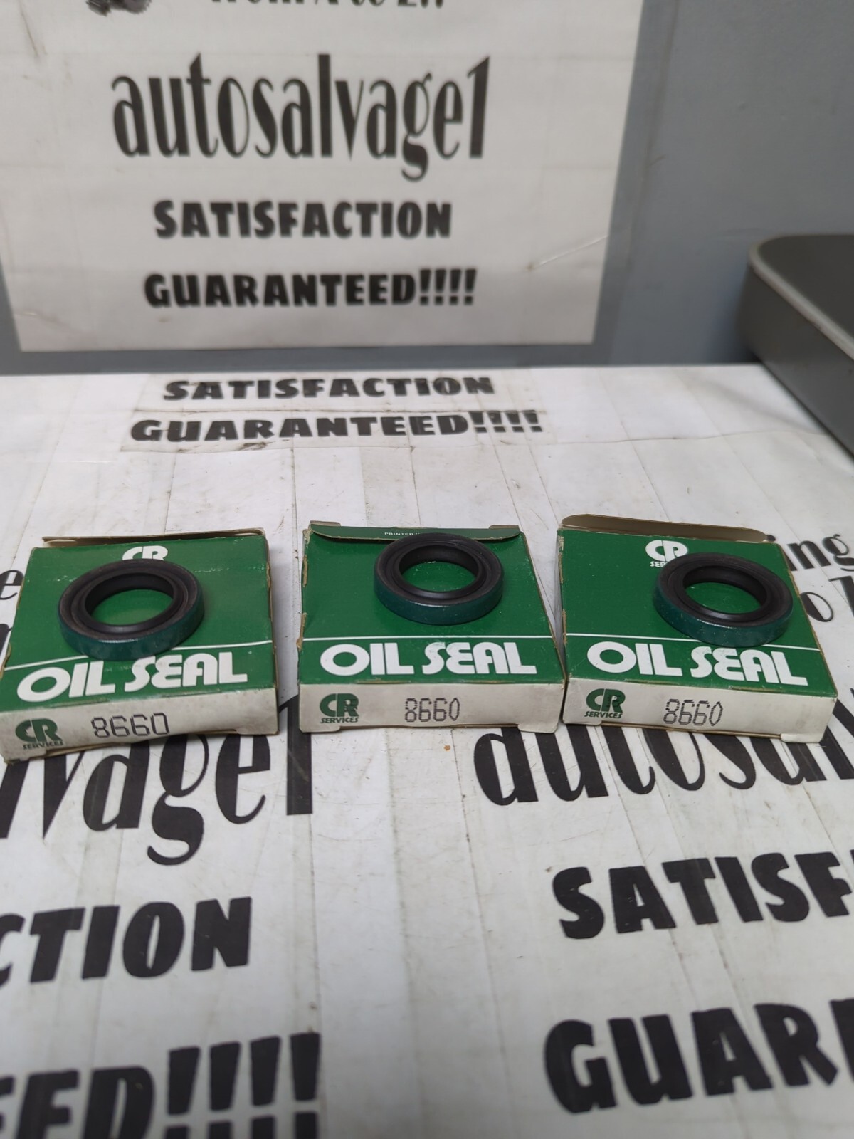 CHICAGO RAWHIDE,8660,OIL SEALS LOT OF 3 NOS