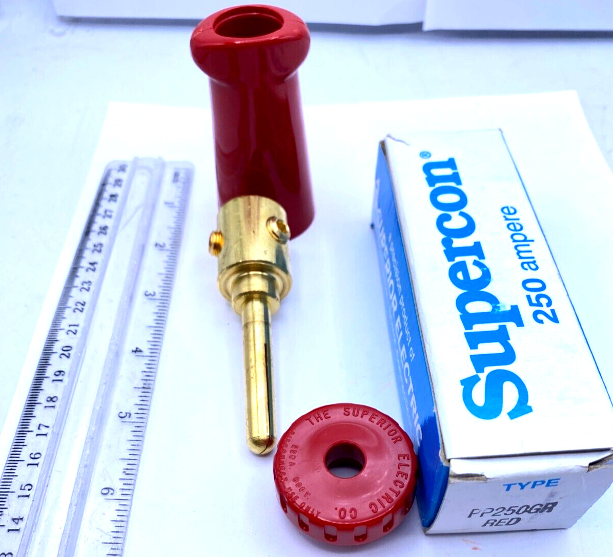 Supercon High Power Connector 250A Red PP250GR Red NIB