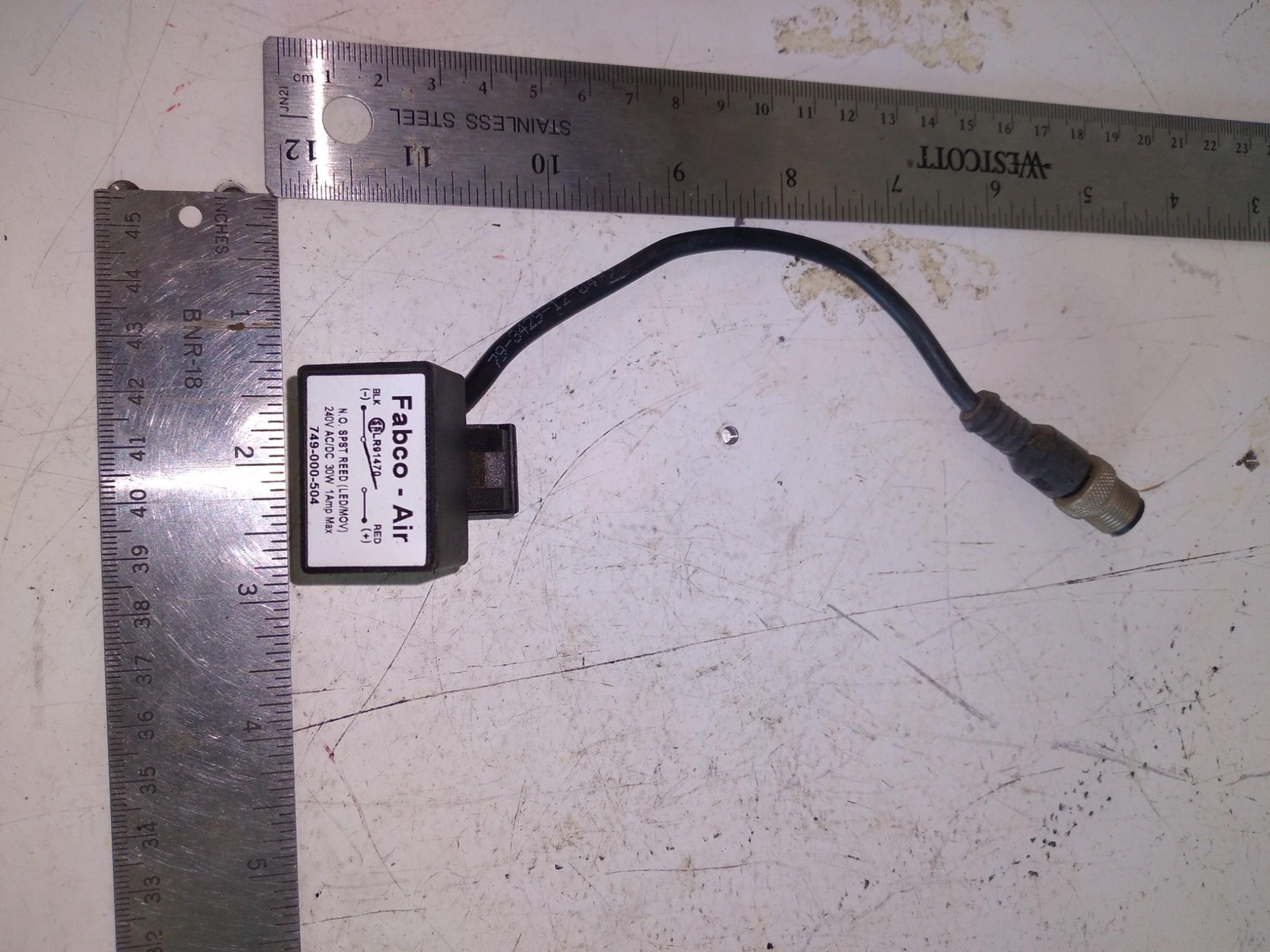FABCO-AIR 749-000-504 240V AC/DC 30W 1AMP