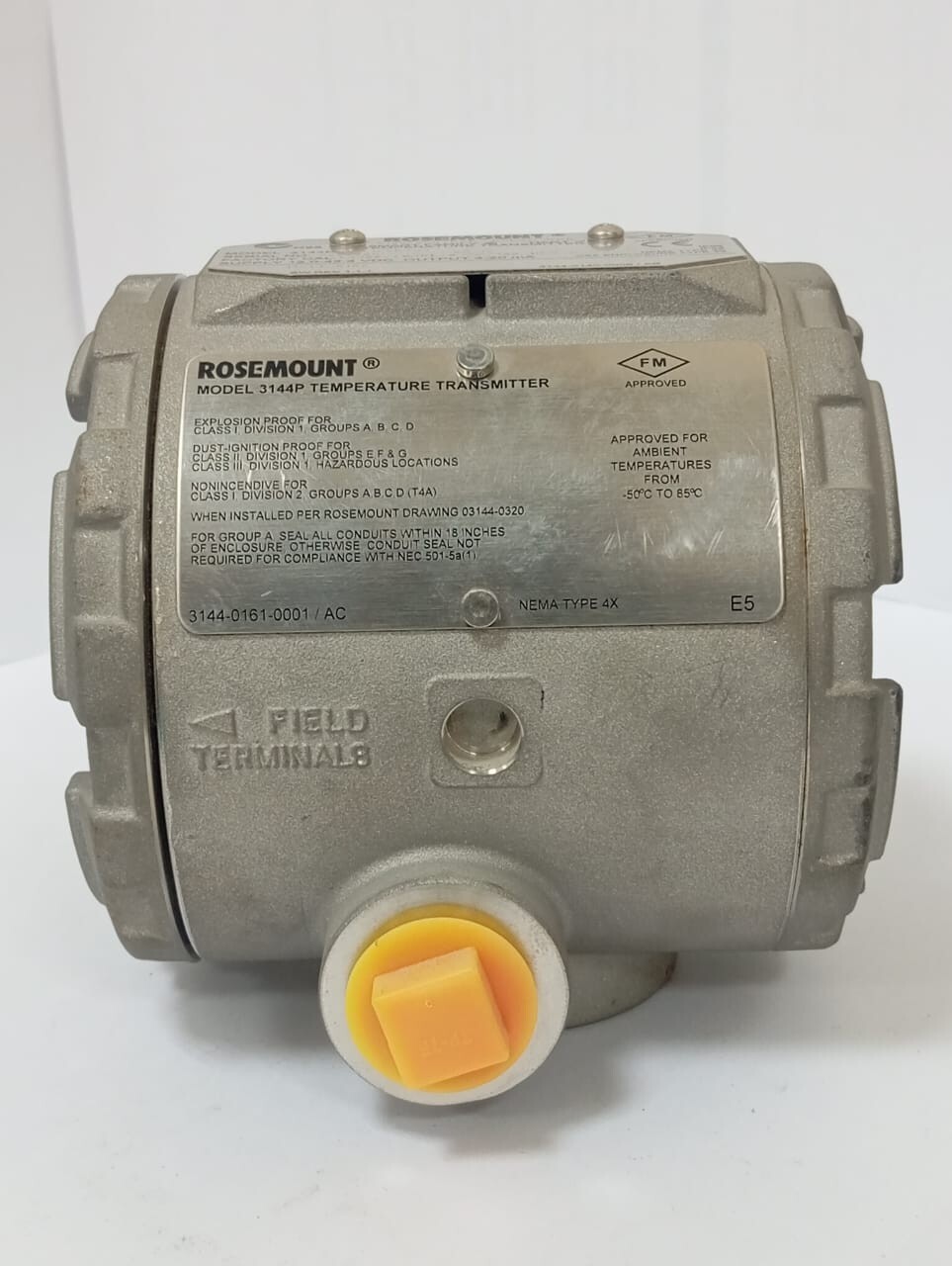 Rosemount / HART Temperature Transmitter / 3144P / PT100, 4 Wire, 0 to 100 Deg C
