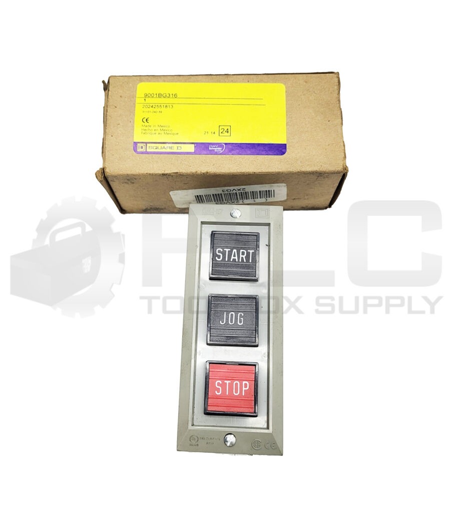 NEW SQUARE D 9001BG316 PUSH BUTTON CONTROL STATION