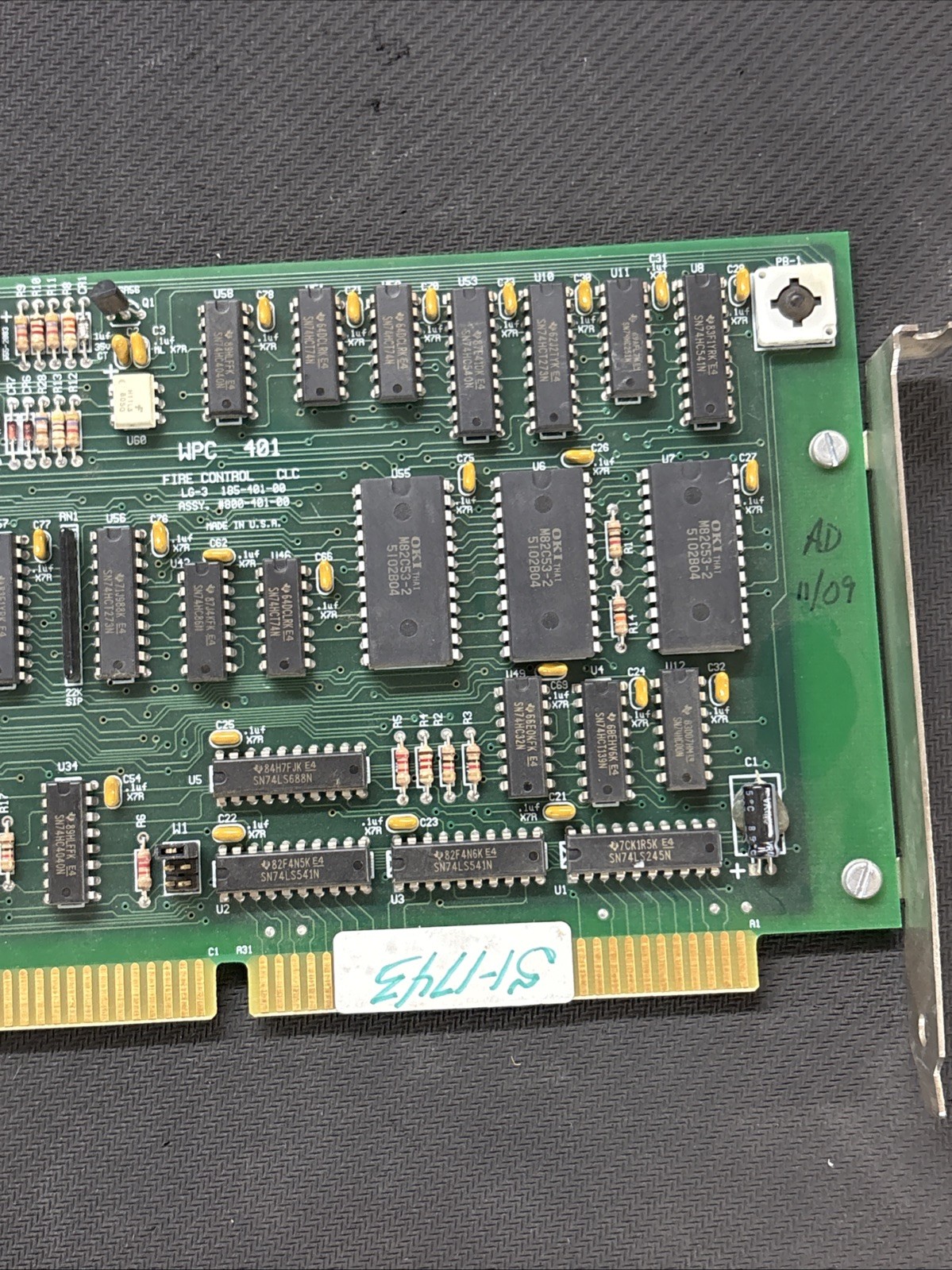 WPC-401 FIRE CONTROL CLC LG-3, 185-401-00 ASSY 800-401-00