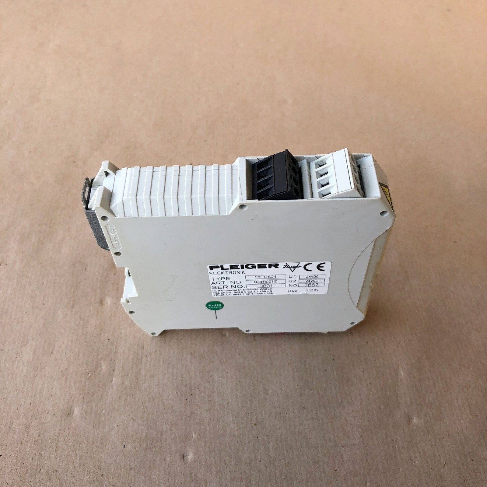 PLEIGER CM 3/S24 CONTROL MODULE