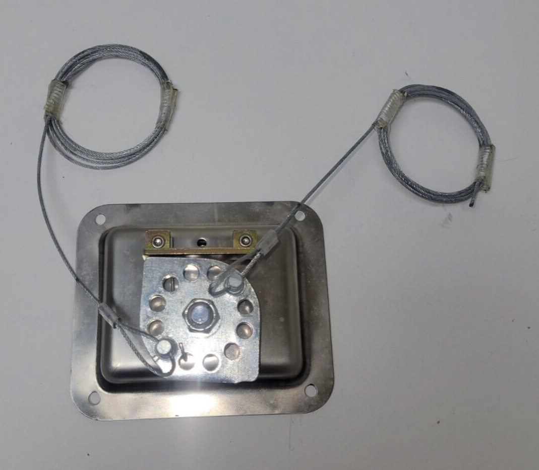 Recessed T-Handle Latch, Stainless Steel & Chrome Finish