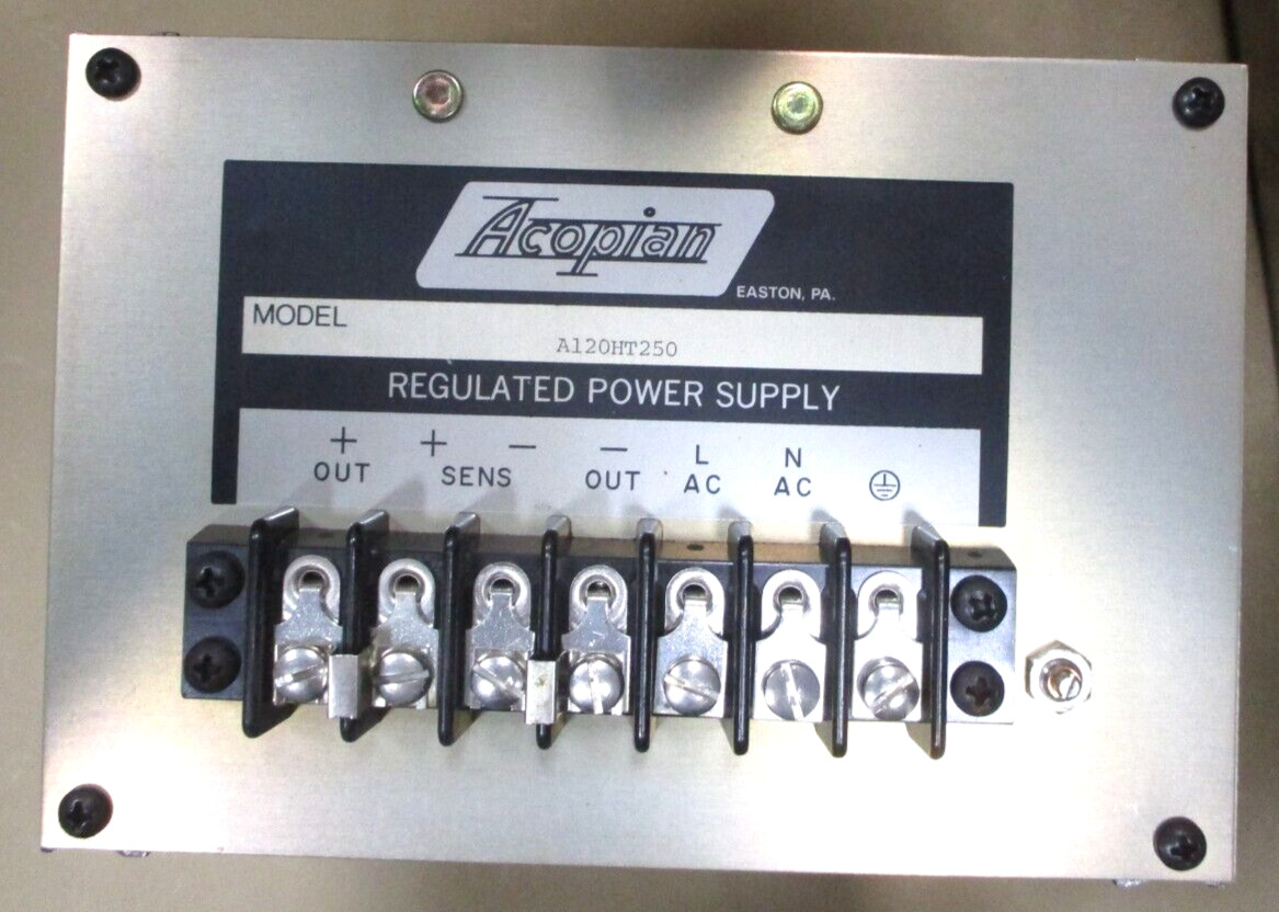 Acopian Model A120HT250 Regulated Power Supply A8824HI