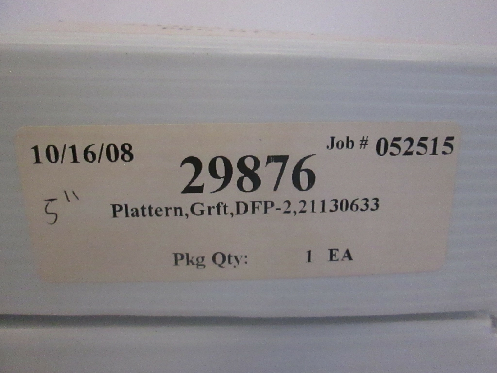 Oxford Instruments, Graphite, Platen, 5″, ME50-000258-00-00, New, Lot of 2