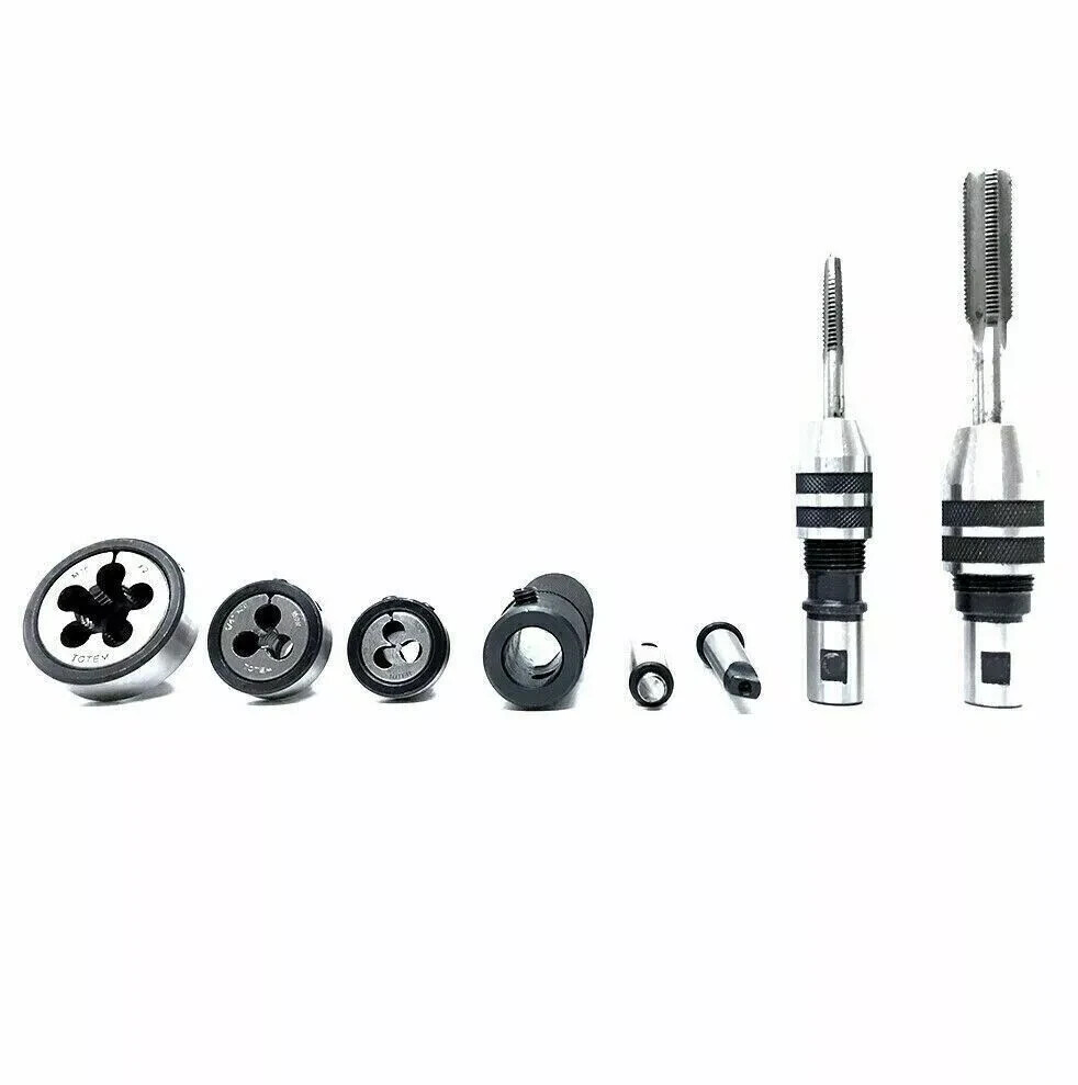 4MT Lathe Tailstock Tap And Die Holder set Sliding Floating Type MT4 Shank INCH