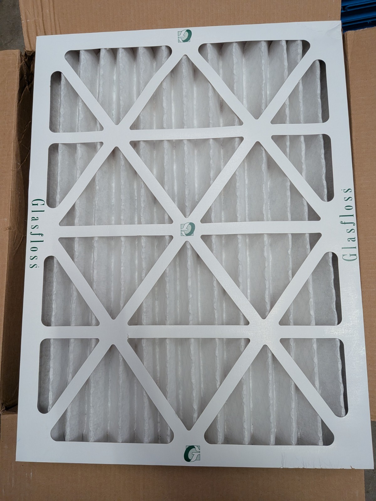 Glasfloss Industries 18x24x2 ZLP18242 Box of 12 ZL Pleat Filters MERV 10