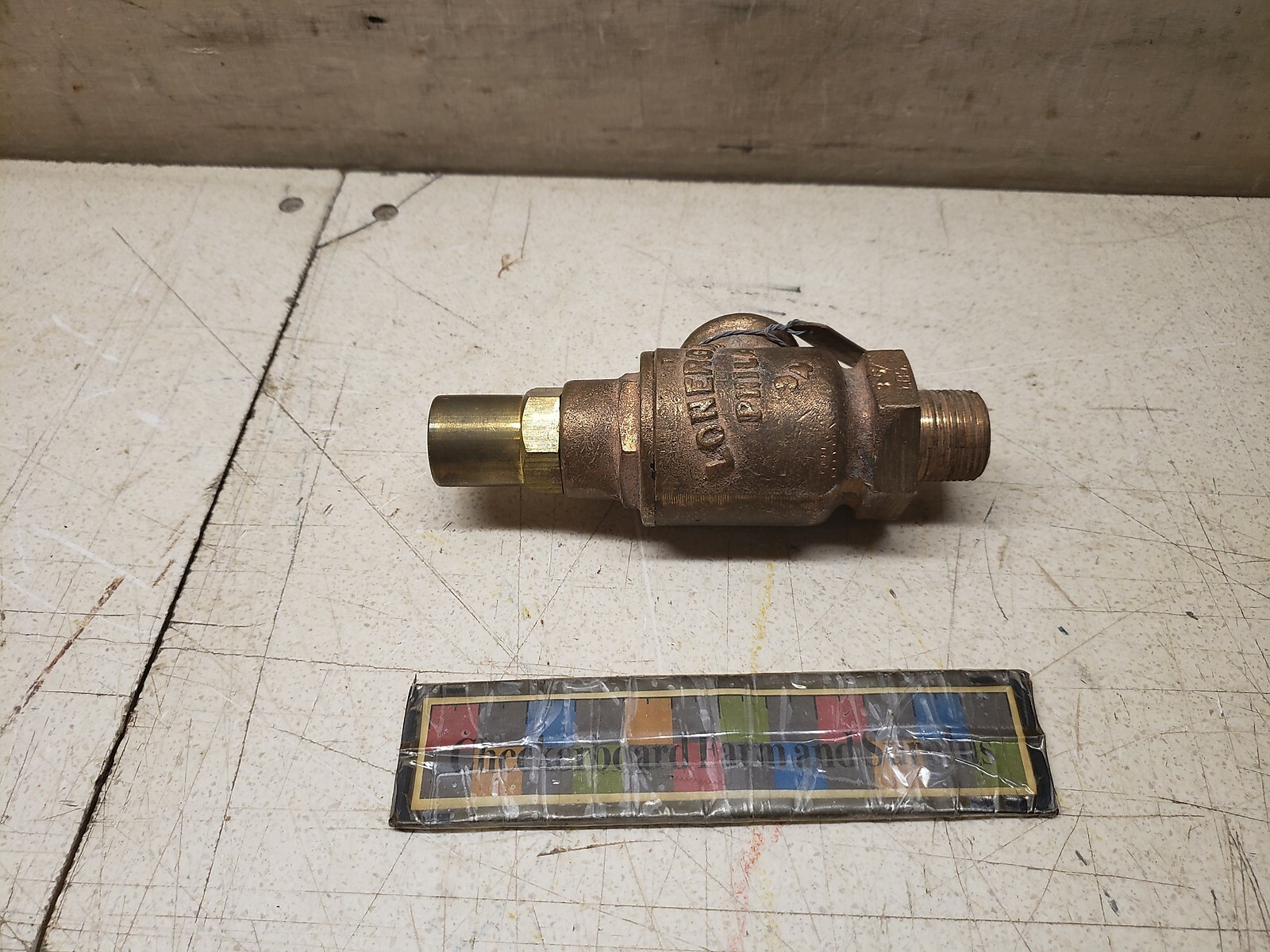 NOS Lonergan 3/4″ Brass Relief Valve Ametec 290R 35lbs 1720005661377