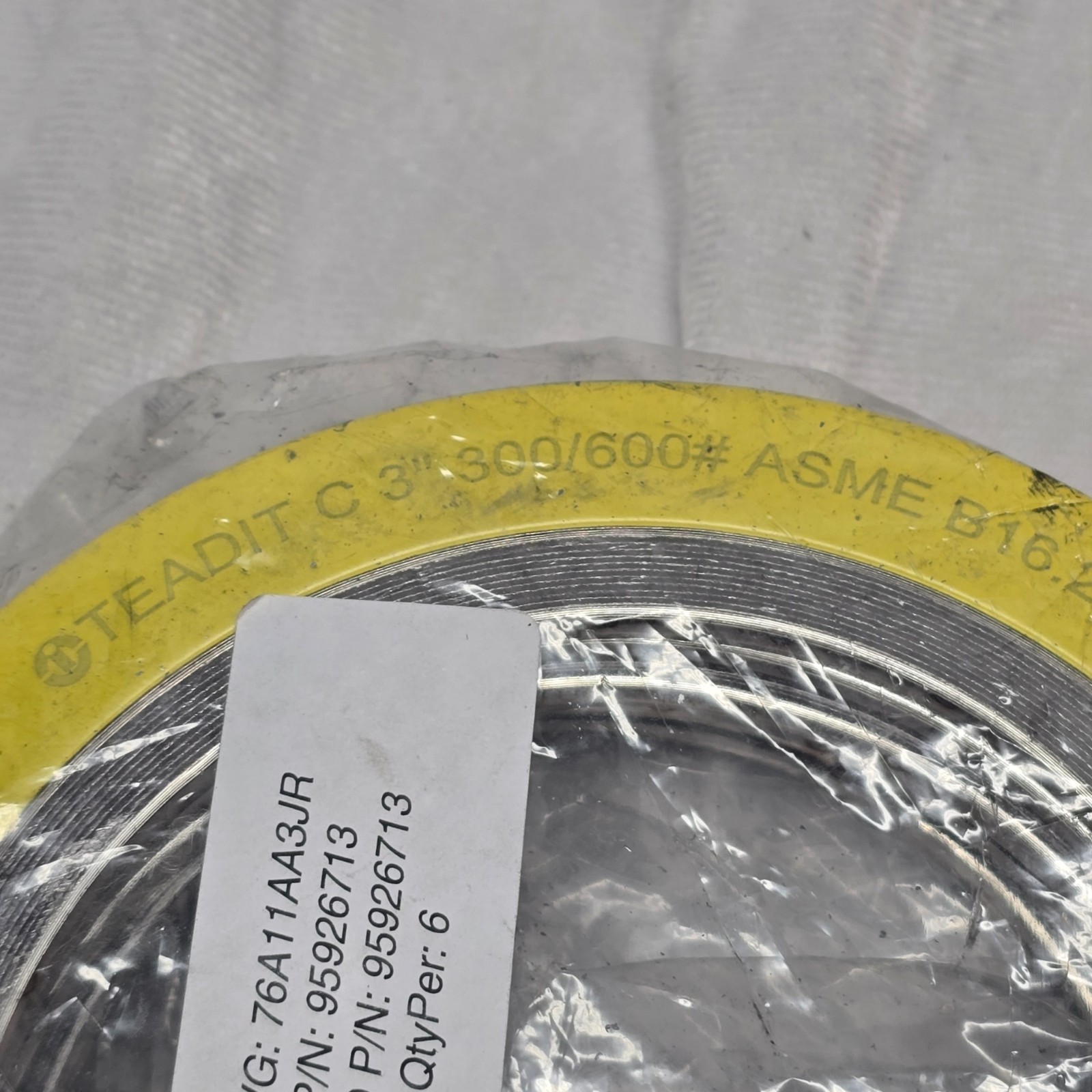 6 Pack Ingersoll Rand Flexitallic 3″ Style CGI Spiral Wound Gasket 95926713