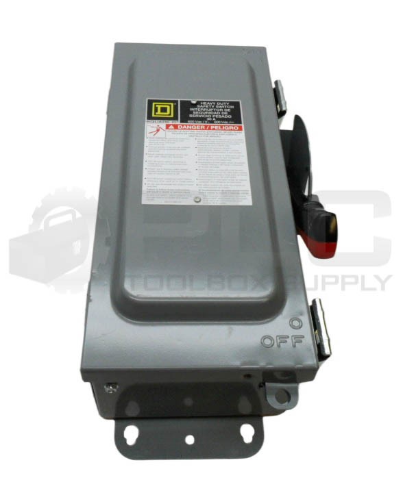 NEW SQUARE D H361AWK /F06 HEAVY DUTY SAFETY SWITCH 30A 600V 50/60HZ 48199 *READ*