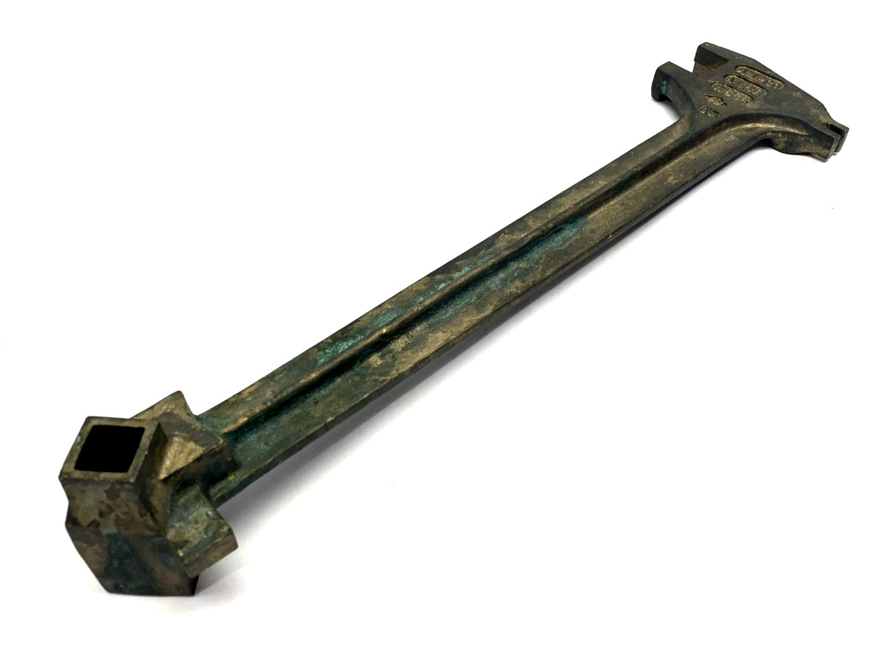 Ampco W58S Non-Sparking Drum Plug/Bung Wrench, Aluminum Bronze, 15″ Length