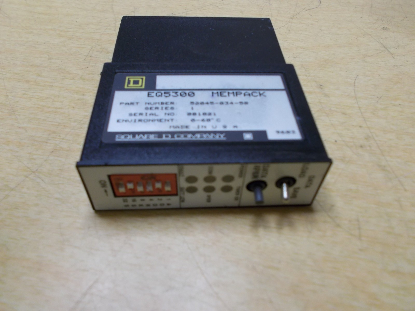 Square D EQ5300 MEMPACK Memory Module 52045-034-50 *FREE SHIPPING*