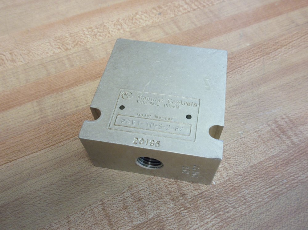 Modular Controls PRV1-10-S-2-6 Valve PRV110S26