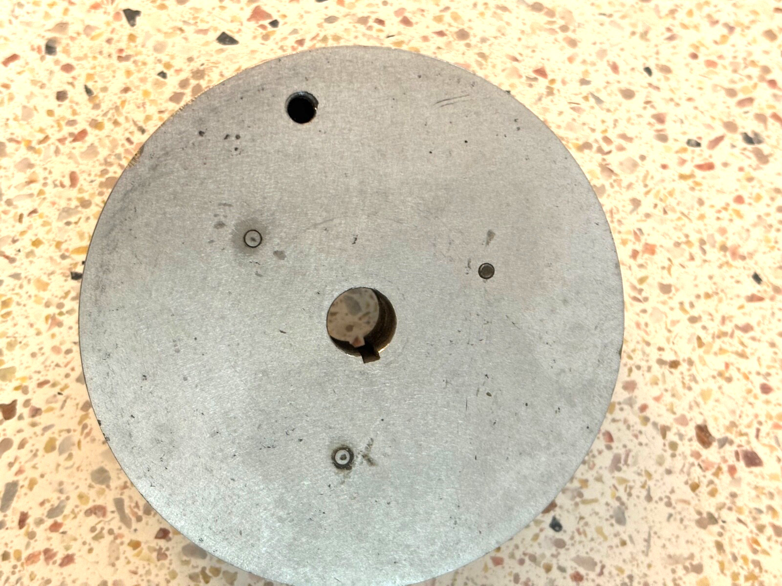 Aluminum 4″ with a 1/2″ Bore Machine Hand Wheel Steampunk Industrial