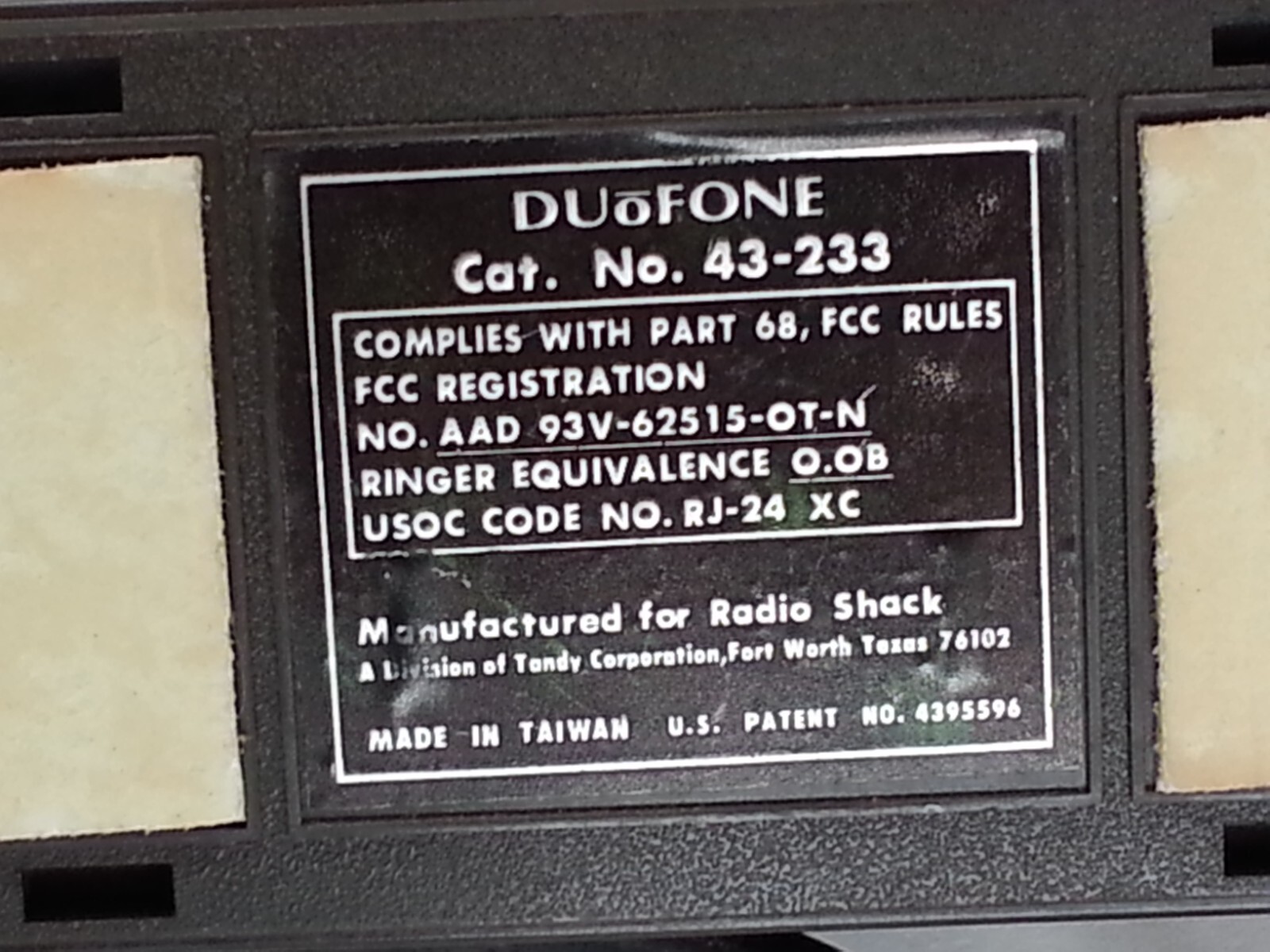 Vintage Duofone Multi Line Controller Telephone 43-233 As-is