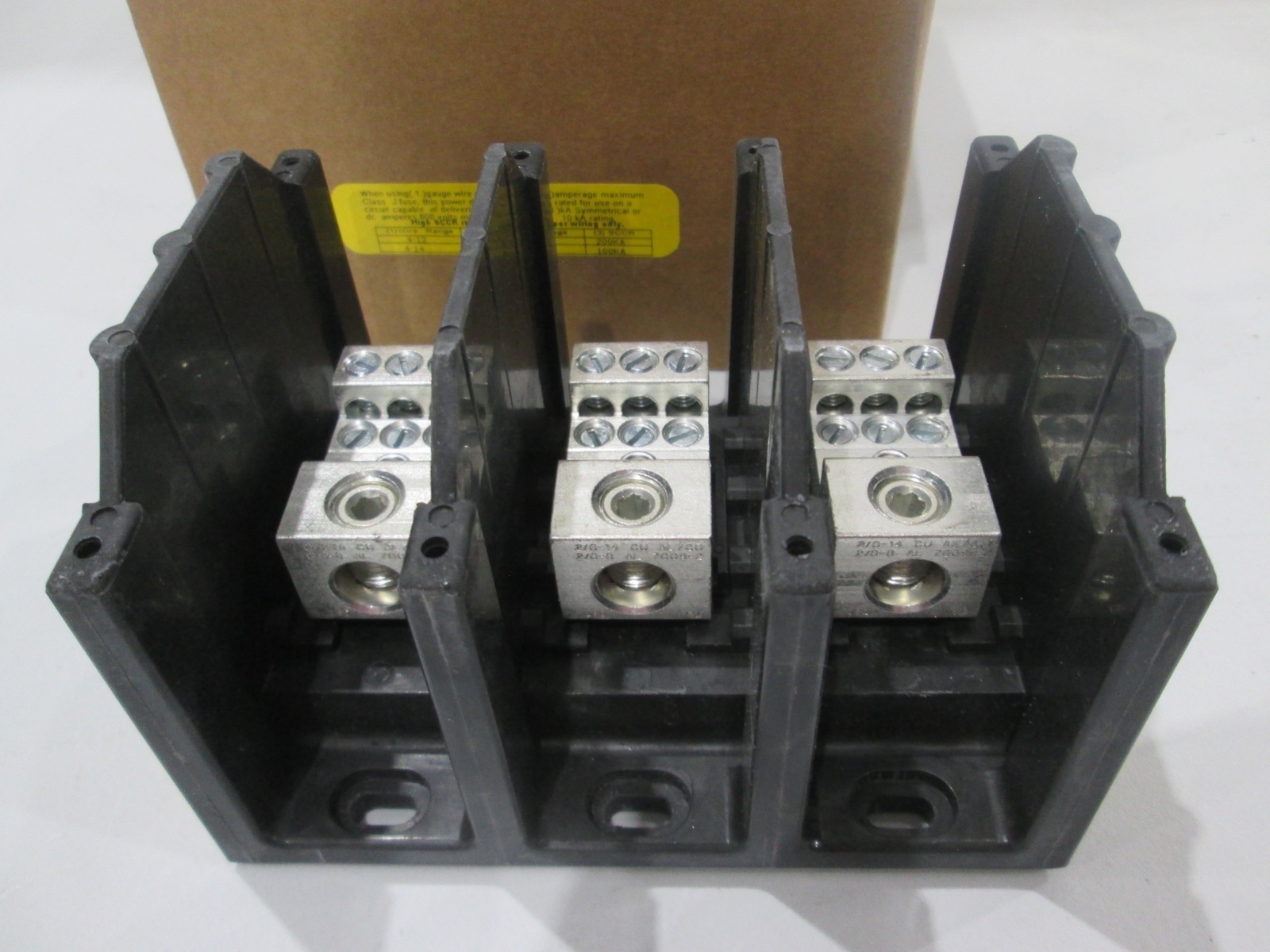 Bussmann, Power Distribution Block, 16321-3, 175A-600V, New