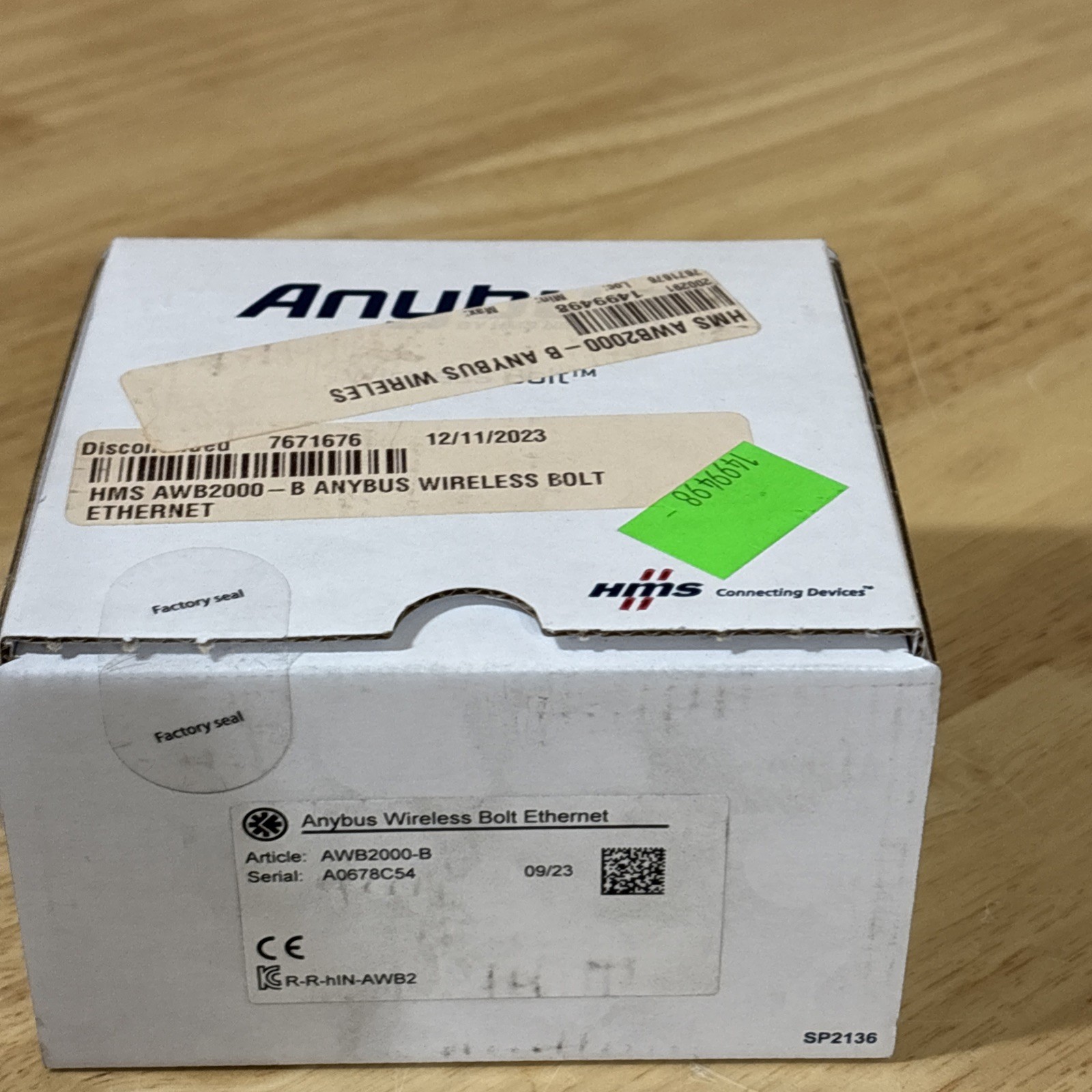 ANYBUS WIRELESS BOLT ETHERNET │ AWB2000-B