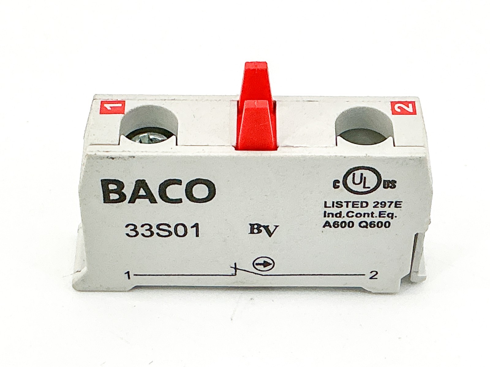 New Pack of BACO 33S01 + 33S10 Contact Blocks 10 690V – No Box