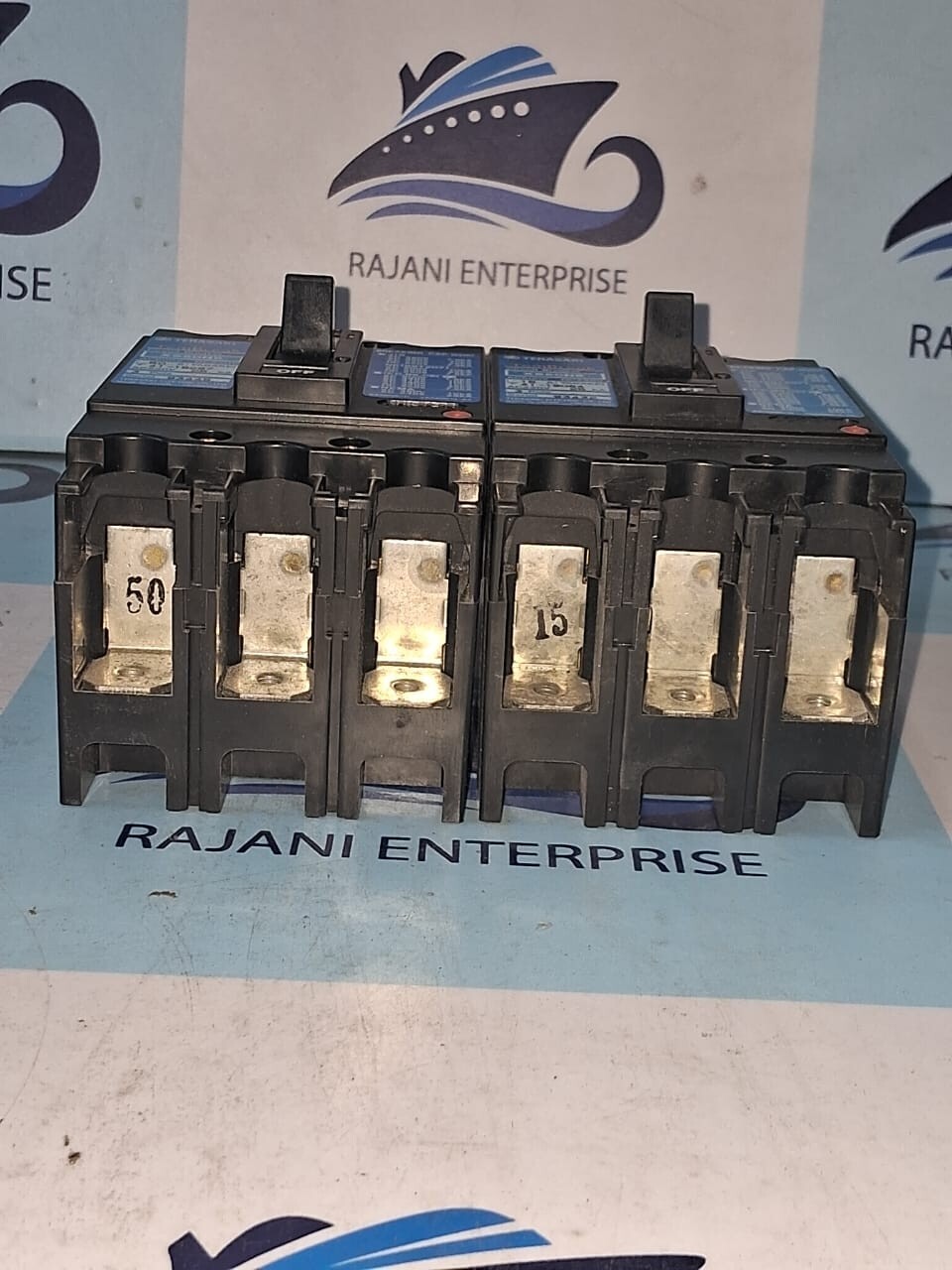 Terasaki Electric XS50NS Tembreak Circuit Breaker 3 Pole 15A And 50A (NEW)