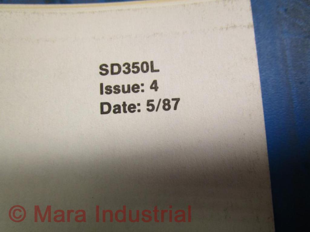 Moore SD350L Instruction Manual For Model SD350LANN