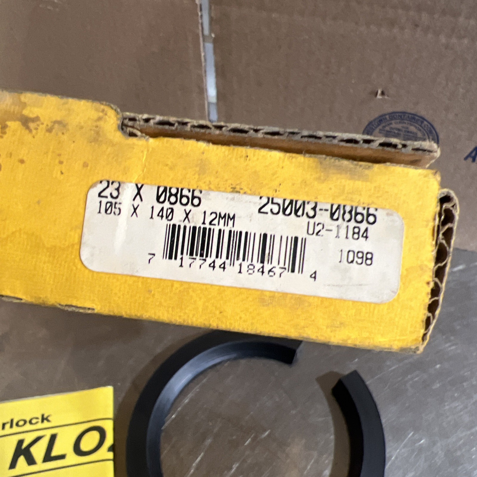 Garlock Klozure 25003-0866 Nos Surplus