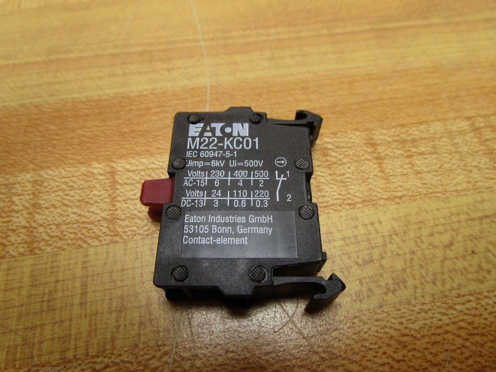 Eaton M22-KC01 Contact Block M22KC01 (Pack of 3)