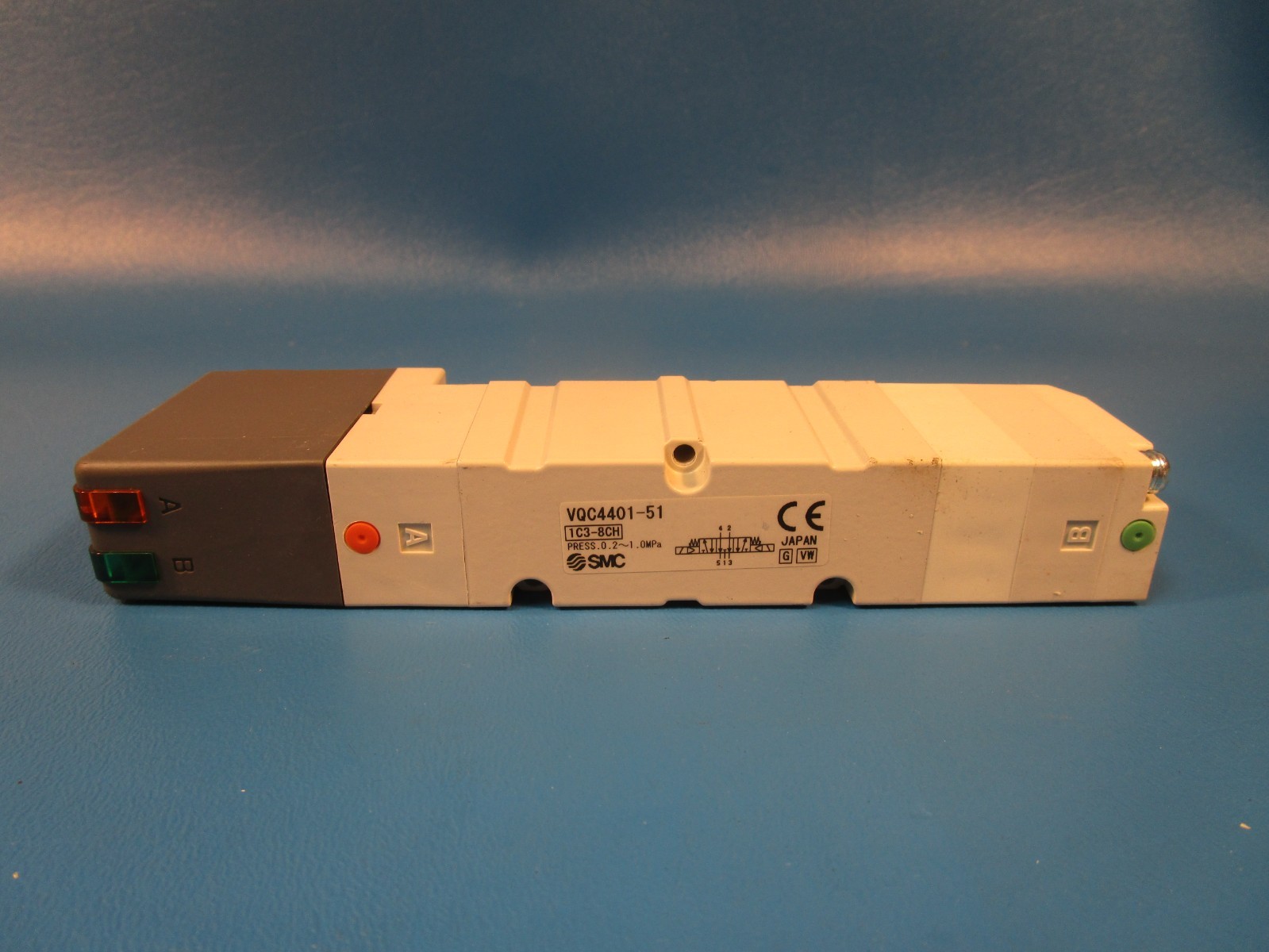 SMC VQC4401-51, SOLENOID VALVE, PLUG-IN, 5 PORTS, 0.2-1.0 MPA
