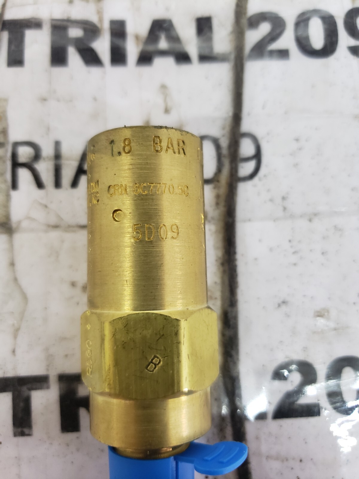 REGO CYRO PRV9432F RELIEF VALVE 1/4 NPT