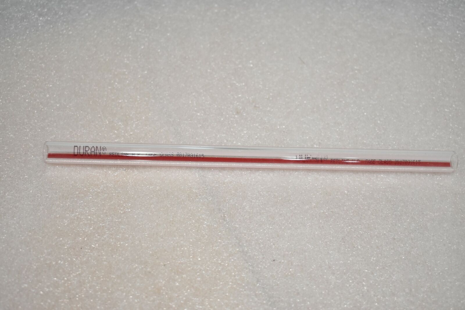 DURAN REDLINE 851-00195-000 TUBULAR GLASS, 11.25″ LENGTH, CORNING PYREX RED LINE