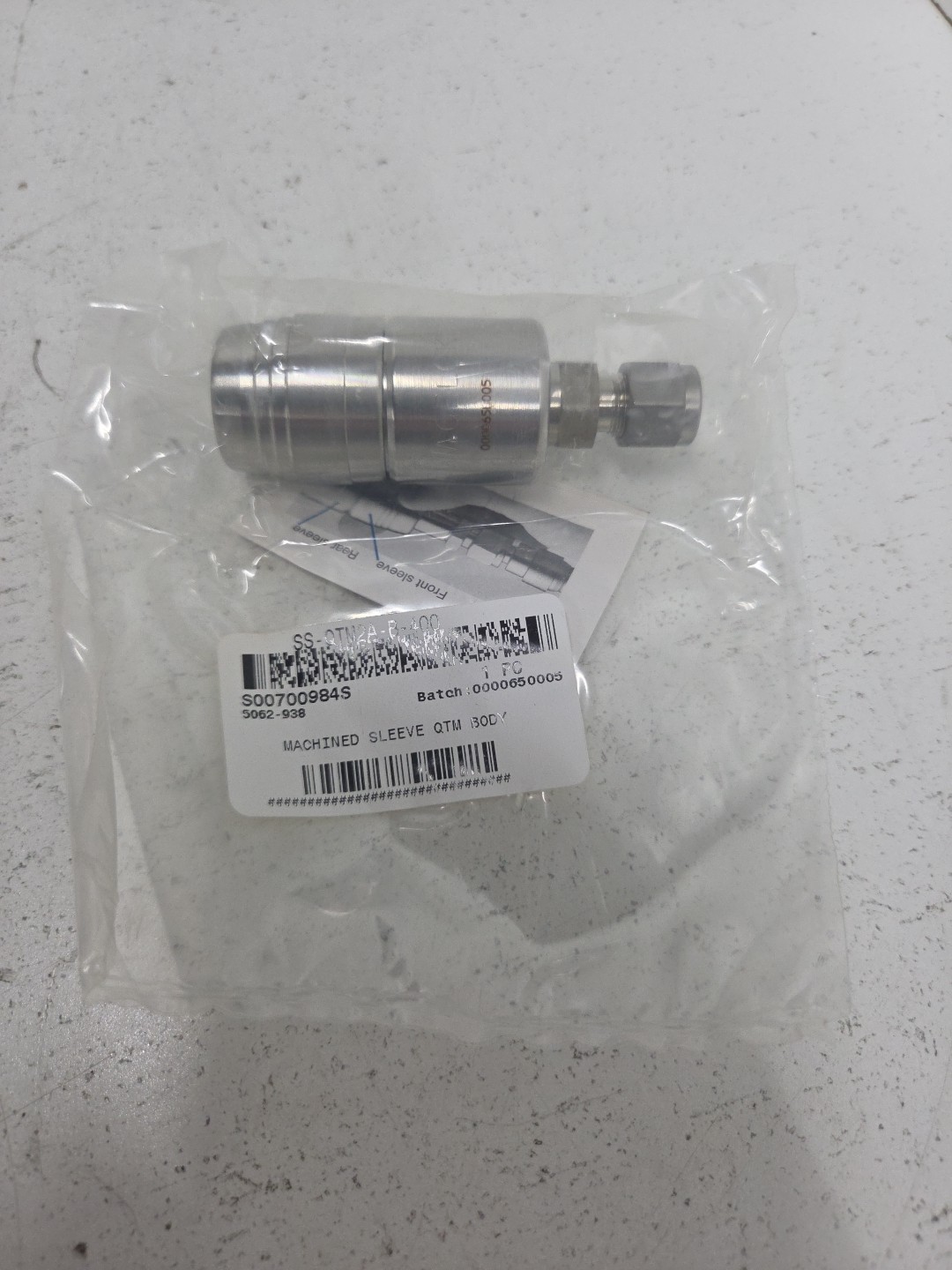 Swagelok SS-QTM2A-B-400 Sealed quick coupling **NOS**